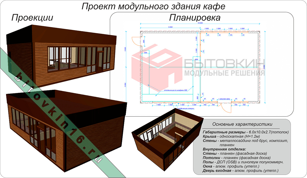 Проект кафе-бистро
